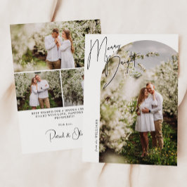 メリー＆ブライト スクリプト アーチ フォト シーズンカード