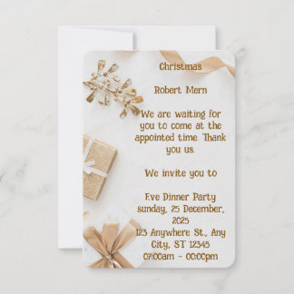 メリー＆ブライト、トゥナイト一緒に 招待状