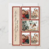 メリー＆ブライト　フェスティブ５フォト　クリスマス シーズンカード (裏面)