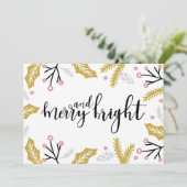 メリー＆ブライト | フォトホリデーカード シーズンカード (スタンド正面)