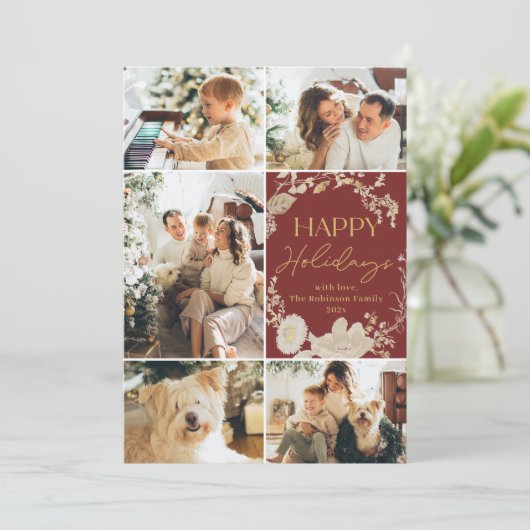 メリー&ブライト フォト クリスマス グリーティング (スタンド正面)