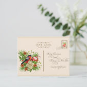 メリー&ブライト ミニマル クリスマス ポストカード (スタンド正面)