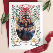 メリー&ブライト レッドボウ フラワー クリスマス 写真