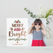 メリー ブライト レッド ゴールド ホワイト クリスマス フォト (スタンド正面)