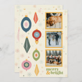 メリー＆ブライト ヴィンテージホリデーカード シーズンカード (正面/裏面)