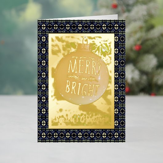 メリー&ブライト 箔シーズンカード (クリスマスインサイチュ)