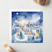 「メリー&ブライト：輝くクリスマス」 ノートカード (正面/裏面インサイチュ)