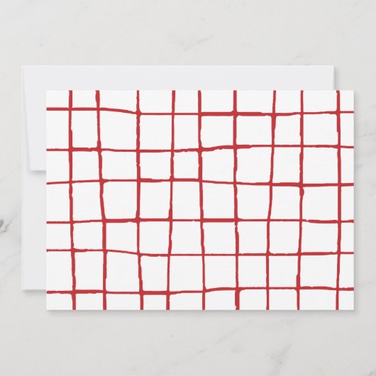 メリー&ブライト 3枚写真のクリスマスカード 招待状 (裏面)