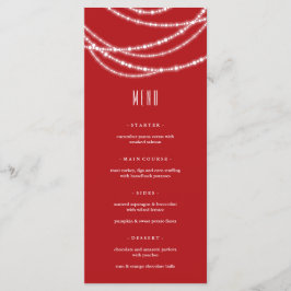 メリー＆ブライト X'mas 輝くライト ホリデーパーティー メニュー