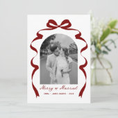 メリー&ボー結婚したフォトクリスマスニューリュウズ シーズンカード (スタンド正面)