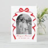 メリー&ボー結婚したフォトクリスマスニューリュウズ シーズンカード (スタンド正面)