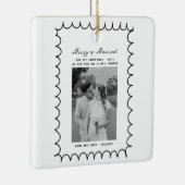 メリー&ボー結婚したフォトクリスマスニューリュウズ セラミックオーナメント (右)