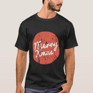 メリー ポケットTシャツ デザイン ホリデー ギフト クリスマス Tシャツ