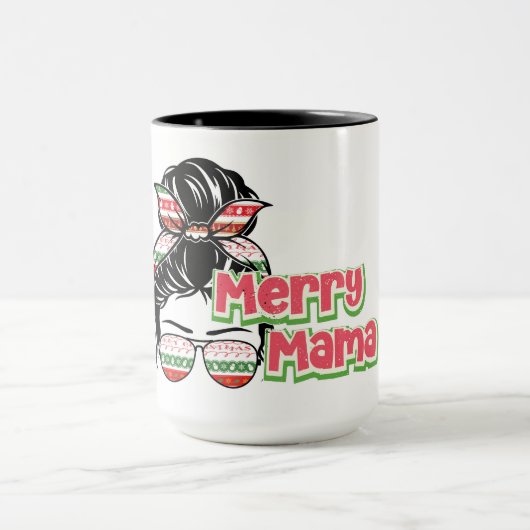 メリー・ママ・クリスマス マグカップ (中央)