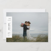 メリー＆マリード ミニマルウェディング クリスマス写真 シーズンカード (正面)