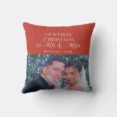 メリー&マリード 新婚夫婦のファーストクリスマスフォト クッション (裏面)