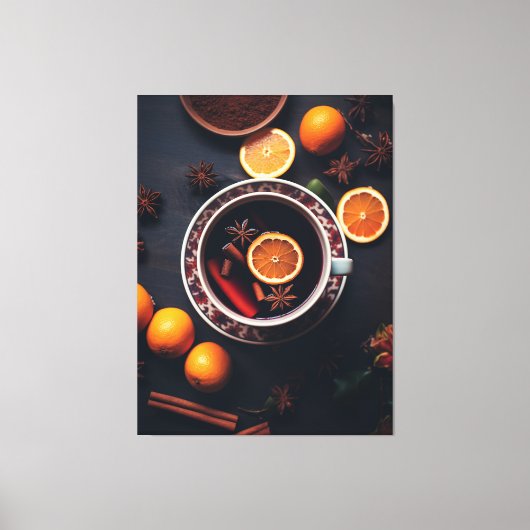 メリー&マルチ | コージーホリデードリンク キャンバスプリント (正面)