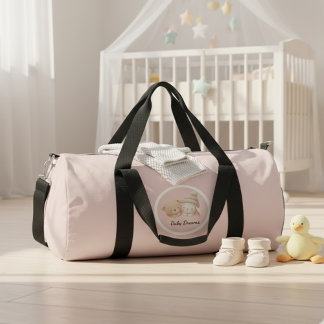 メリー・ミスト・ベイビー・ドリームス：ウィンター・ブラッシュ - エーテルナル・ナーサリー ダッフルバッグ