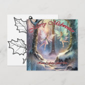 メリー・ミッドウィンター フェアリー・グッド・ワンになりますように シーズンカード (正面/裏面)