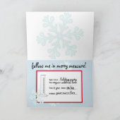 メリー・メジャー・ビーカーの招待状 シーズンカード (内部)