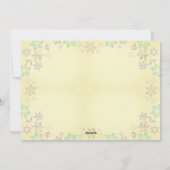 「メリー」メリークリスマス・ツリーと雪 シーズンカード (裏面)