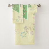 「メリー」メリークリスマス・ツリーと雪 バスタオルセット (インサイチュ)