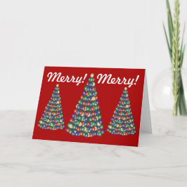 メリー!メリー!クリスマスカード シーズンカード