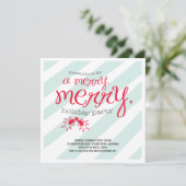 メリー メリー ホリー ベリーズ ホリデー パーティー ご招待 招待状 (スタンド正面)