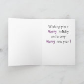 メリー、メリー! 休日カード シーズンカード (内部)