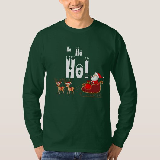 メリー・メンズ・クリスマス Tシャツ (正面)