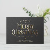 メリー・モダンクリスマス・ミニマリスト事業 シーズンカード (スタンド正面)