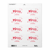 メリー ラベル (フルシート)