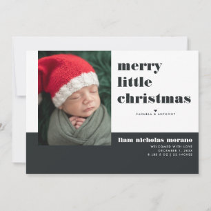 メリー・リトル・クリスマス クリスマスのおめでたいお知らせ シーズンカード