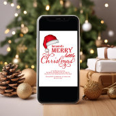 メリー・リトル・クリスマス サンタパーティ 招待状