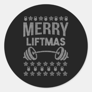 メリー・リフトマスTシャツ 楽しいクリスマスTシャツ ラウンドシール