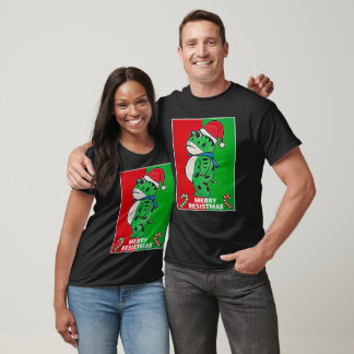 メリー・レジストマス 〜 ポートランドカエルがクリスマスに抵抗する Tシャツ