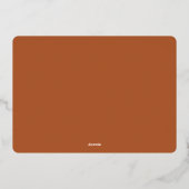 メリー ヴィブス レトロ アーチド フォト ゴールド 箔シーズンカード (裏面)