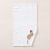 メリー・与えクリスマス・フィンガー バスタオルセット (ハンドタオル)