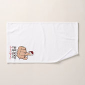 メリー・与えクリスマス・フィンガー バスタオルセット (ハンドタオル)