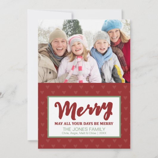メリー-休日の写真 シーズンカード (正面)