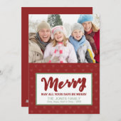 メリー-休日の写真 シーズンカード (正面/裏面)
