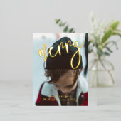 メリー |写真の追加 箔シーズンポストカード (立ち正面)