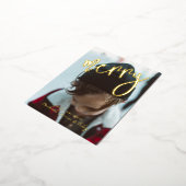 メリー |写真の追加 箔シーズンポストカード (回転した状態)