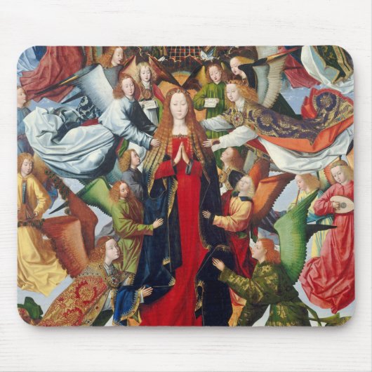 メリー、天国、c. 1485年- 1500年の女王 マウスパッド (正面)