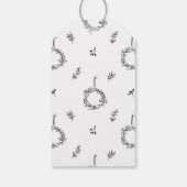 メリー&新結婚したしい結婚初めてのクリスマス写真 ギフトタグ (裏面)