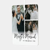 メリー&新結婚した婚の記念クリスマス メタルオーナメント (正面左)