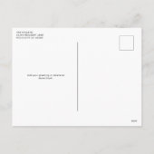 メリー&新結婚した婚フォトクリスマス シーズンポストカード (裏面)