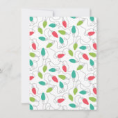 メリー +明るいクリスマスパーティの招待状 招待状 (裏面)