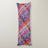 メリー&明るいクリスマスライトパターンリバーシブル ボディピロー (裏面 (縦))