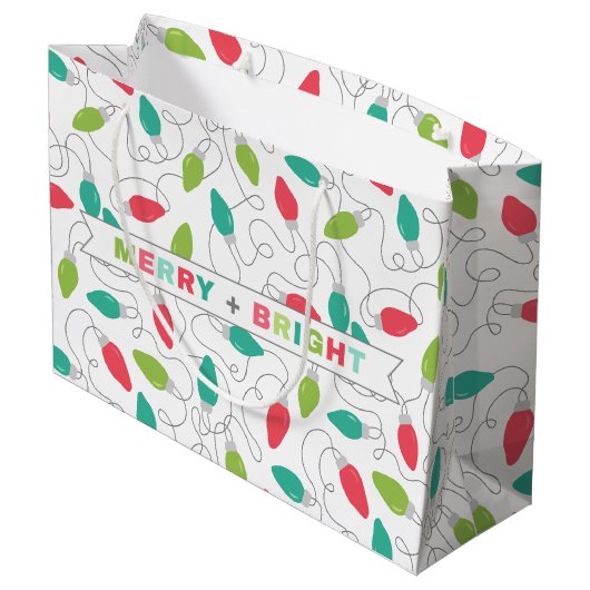 メリー +明るいクリスマスライト抱き枕 ラージペーパーバッグ (裏面アングル)